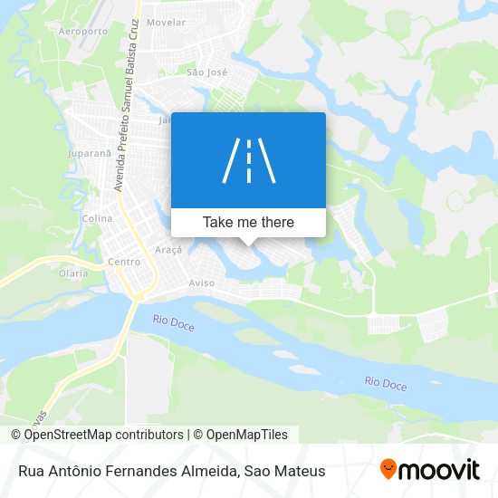 Rua Antônio Fernandes Almeida map
