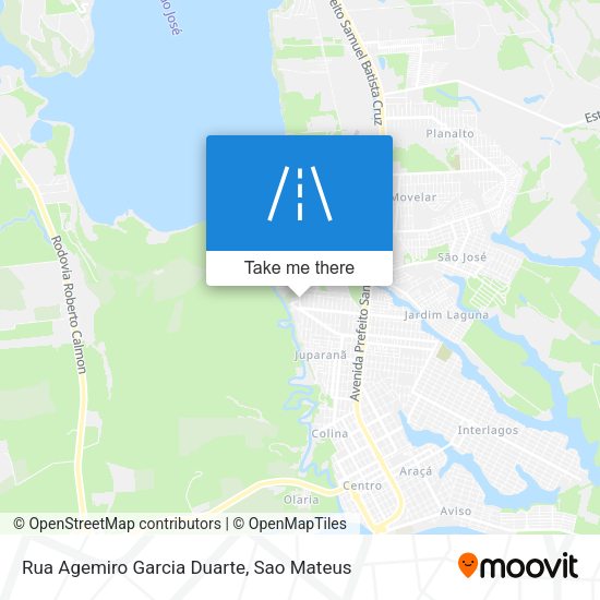 Rua Agemiro Garcia Duarte map