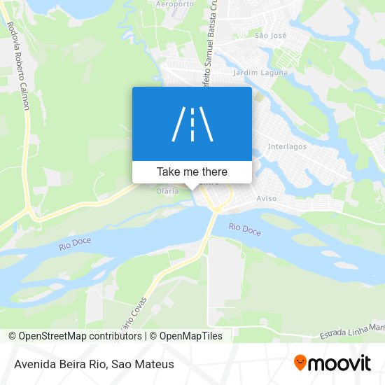Avenida Beira Rio map
