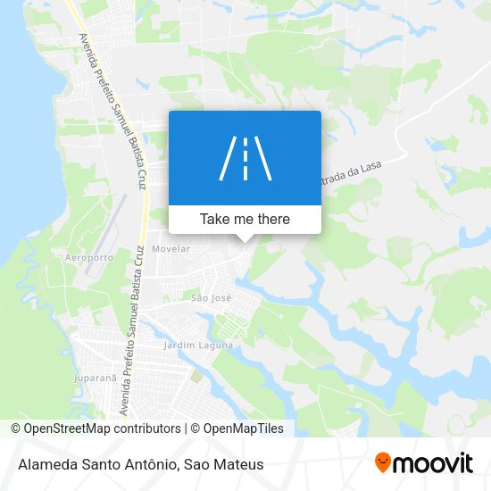 Alameda Santo Antônio map