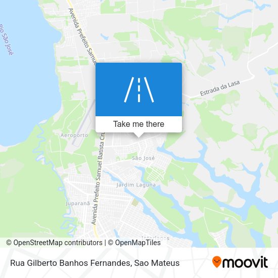Rua Gilberto Banhos Fernandes map