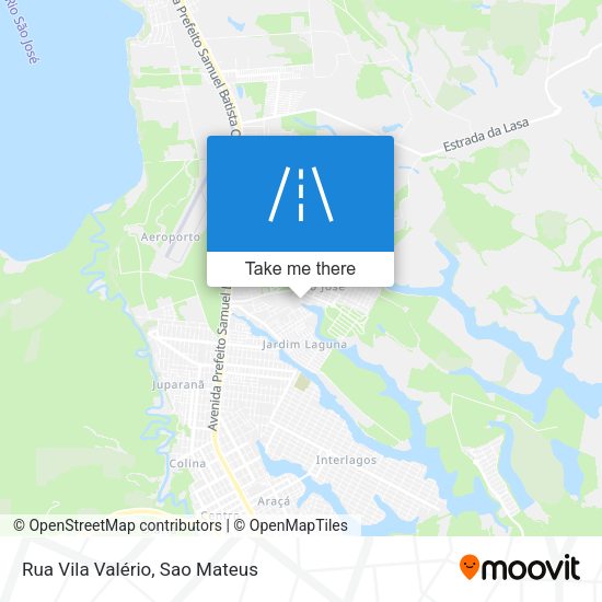 Rua Vila Valério map