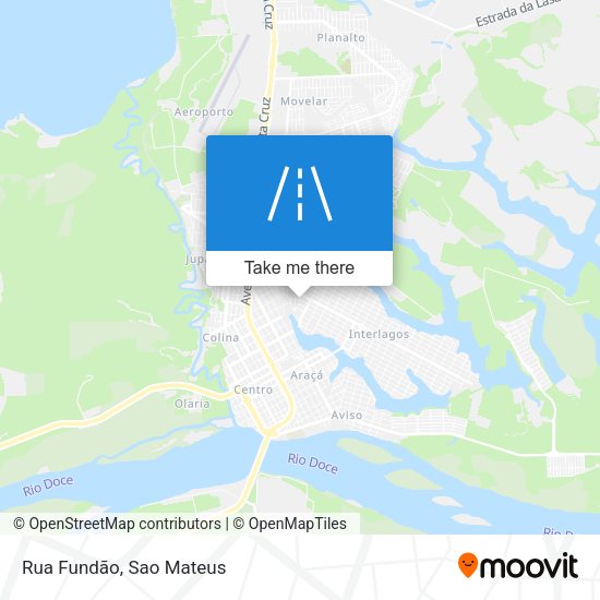 Rua Fundão map