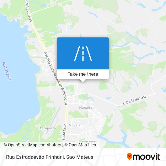 Rua Estradaevão Frinhani map