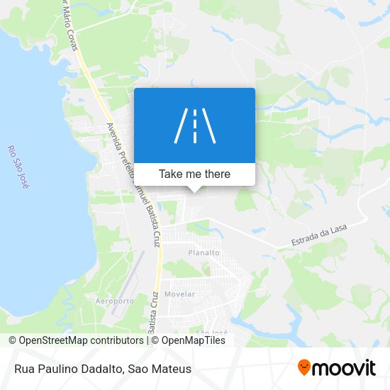Rua Paulino Dadalto map