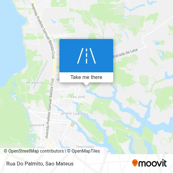 Rua Do Palmito map