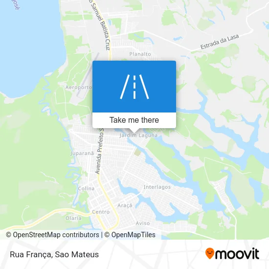 Rua França map