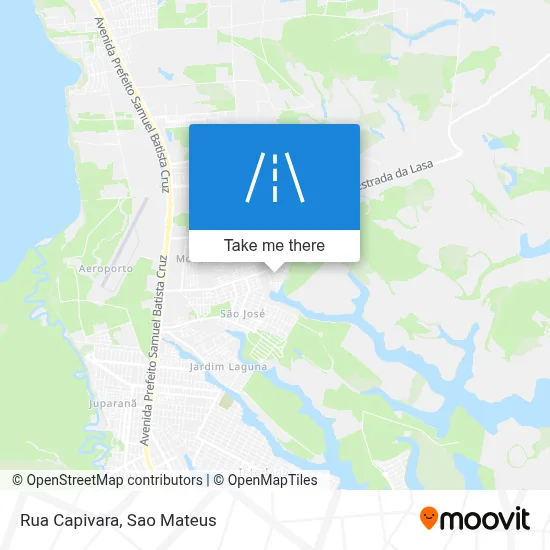 Rua Capivara map
