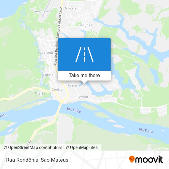 Rua Rondônia map