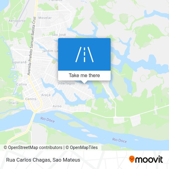 Rua Carlos Chagas map