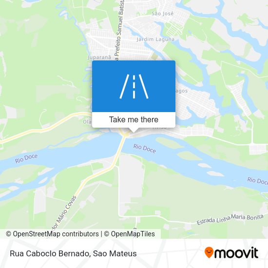 Rua Caboclo Bernado map
