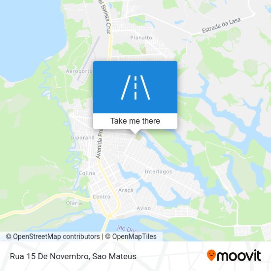 Rua 15 De Novembro map