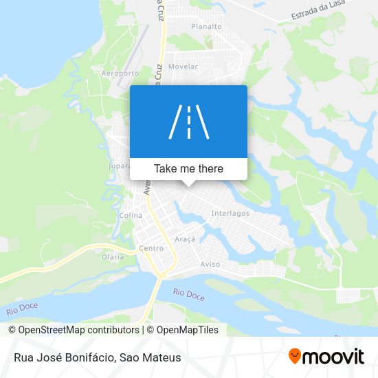 Rua José Bonifácio map