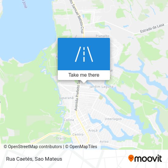 Rua Caetés map