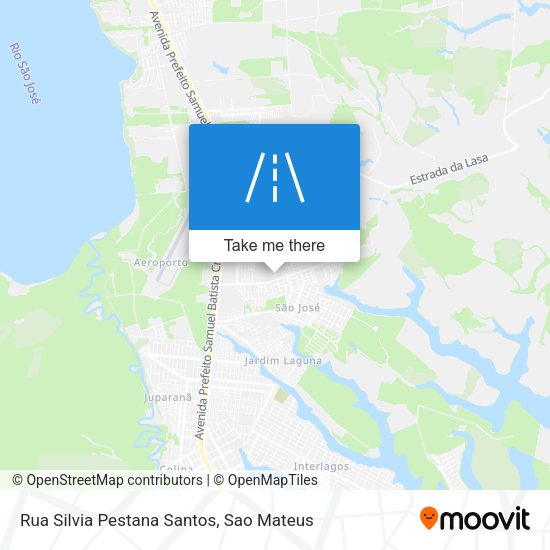 Rua Silvia Pestana Santos map