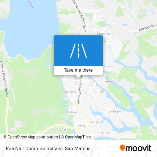 Rua Nair Durão Guimarães map