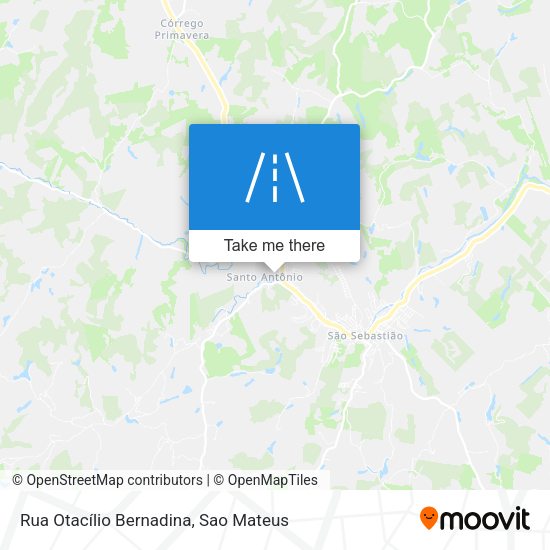 Rua Otacílio Bernadina map