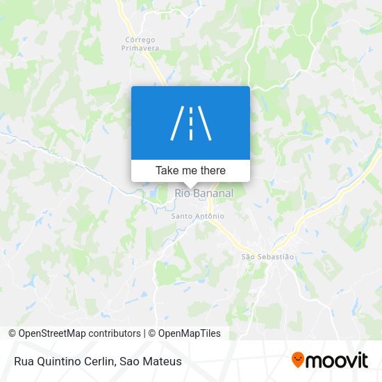 Rua Quintino Cerlin map