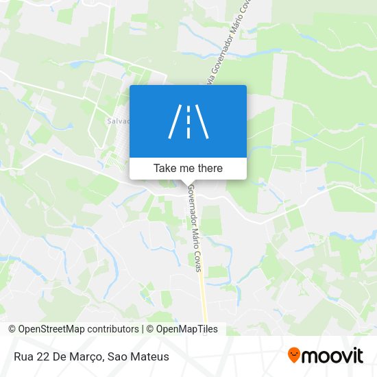 Rua 22 De Março map