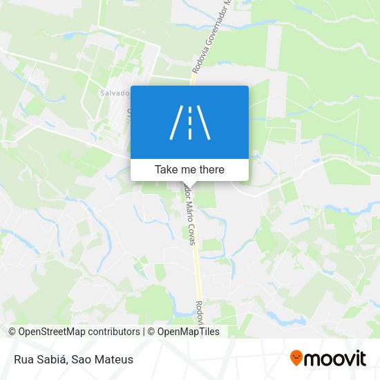 Rua Sabiá map