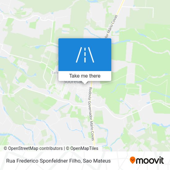 Rua Frederico Sponfeldner Filho map