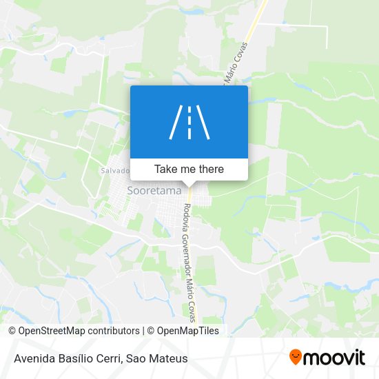 Avenida Basílio Cerri map