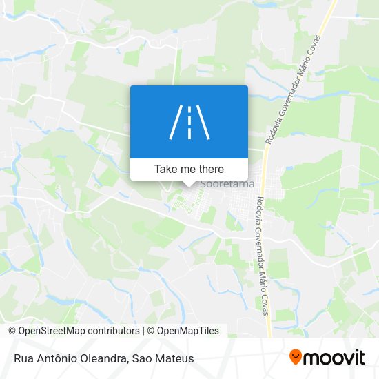 Rua Antônio Oleandra map