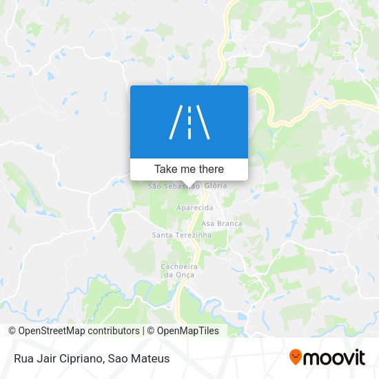 Rua Jair Cipriano map