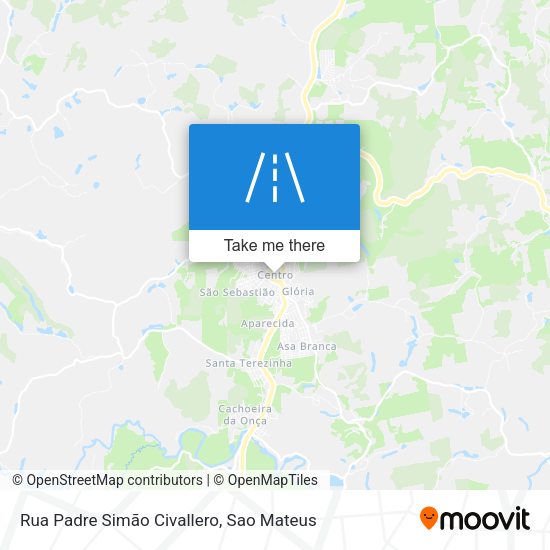 Rua Padre Simão Civallero map