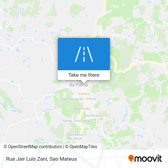 Rua Jair Luís Zani map