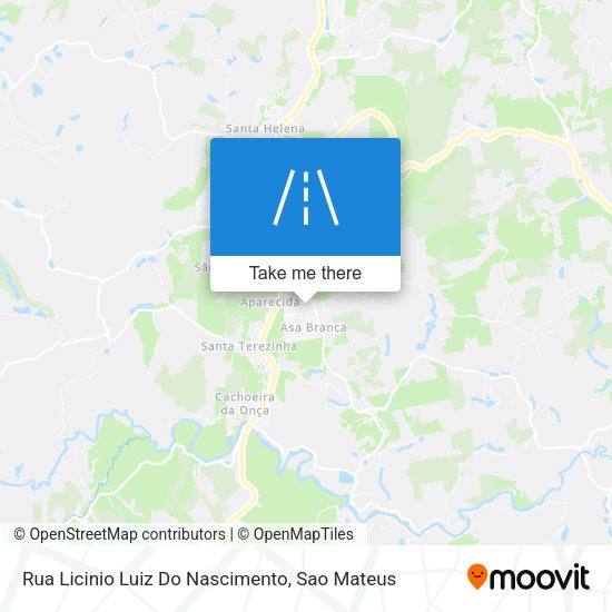 Rua Licinio Luiz Do Nascimento map
