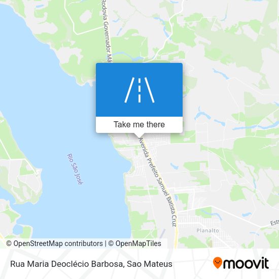 Rua Maria Deoclécio Barbosa map
