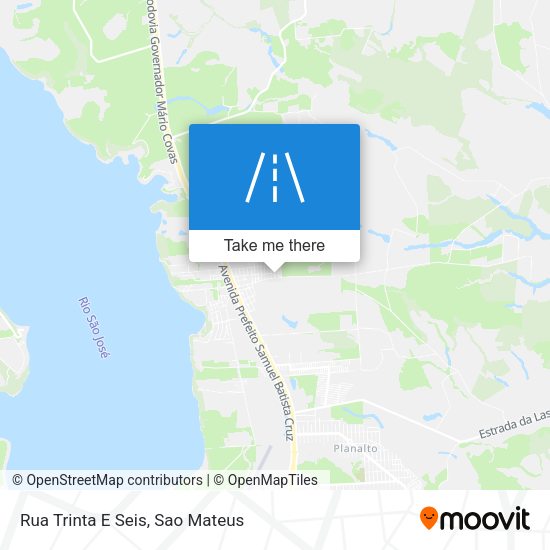 Rua Trinta E Seis map
