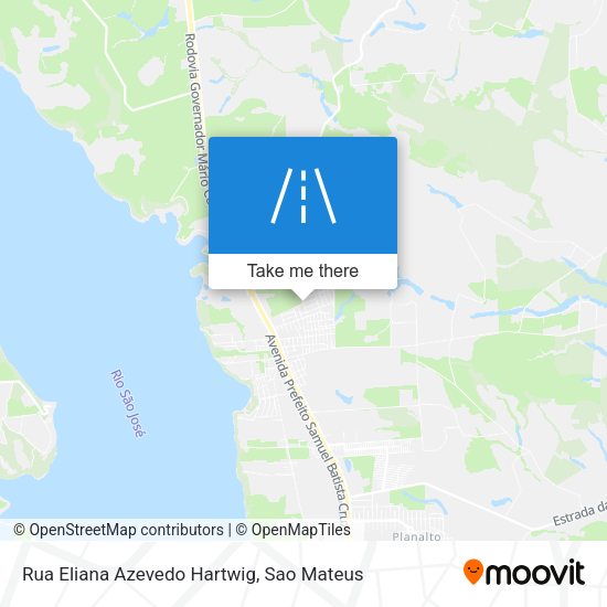 Rua Eliana Azevedo Hartwig map