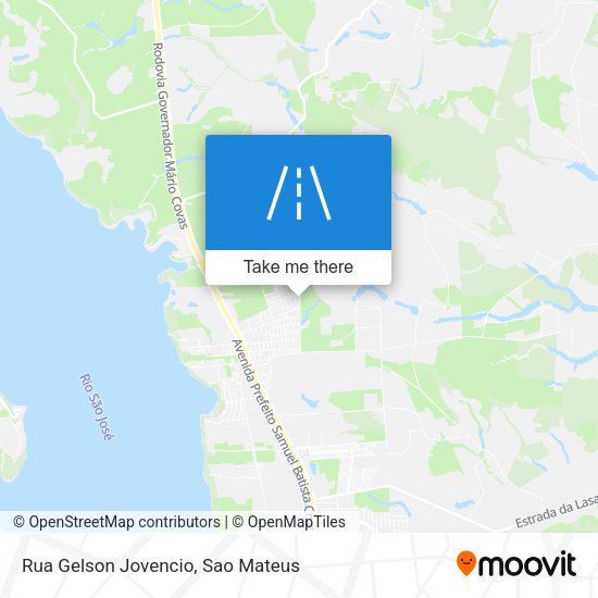 Rua Gelson Jovencio map