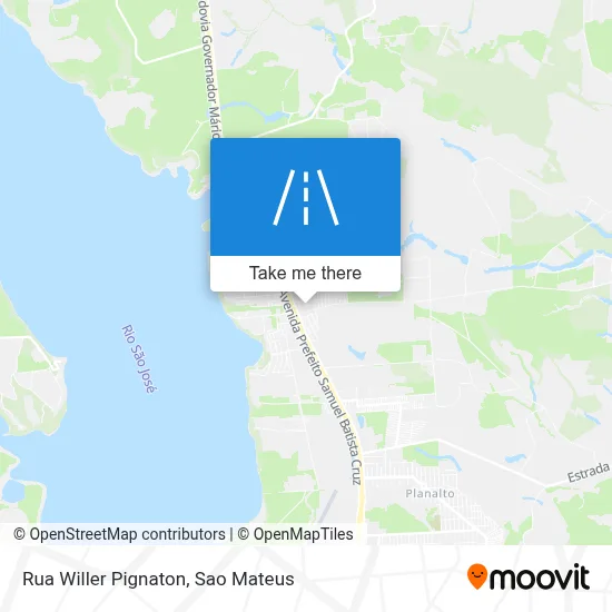 Rua Willer Pignaton map