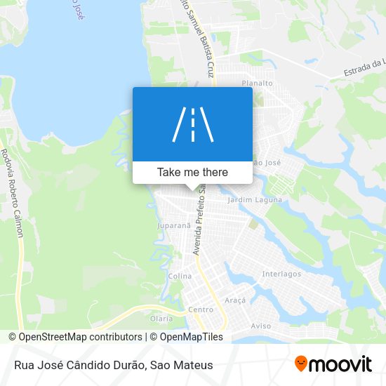 Rua José Cândido Durão map