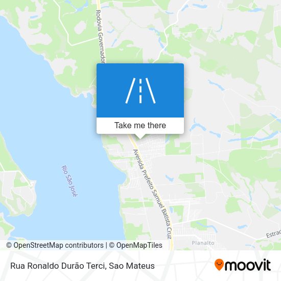 Rua Ronaldo Durão Terci map