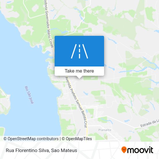 Rua Florentino Silva map