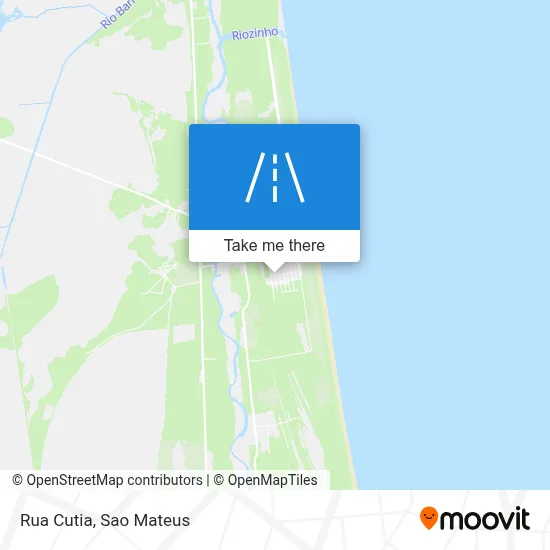 Rua Cutia map