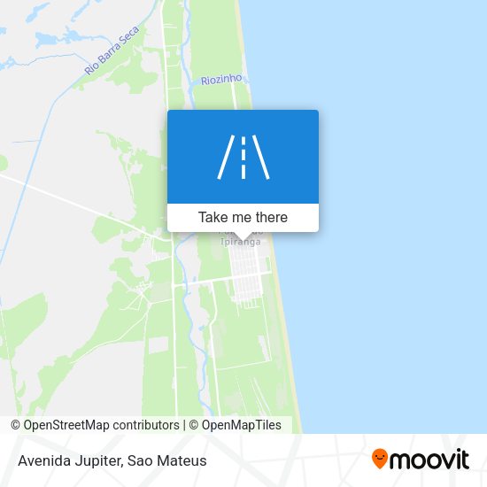 Avenida Jupiter map