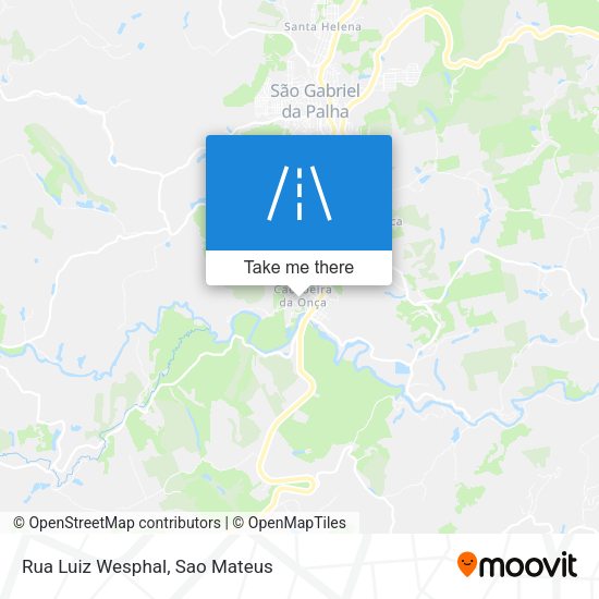 Rua Luiz Wesphal map