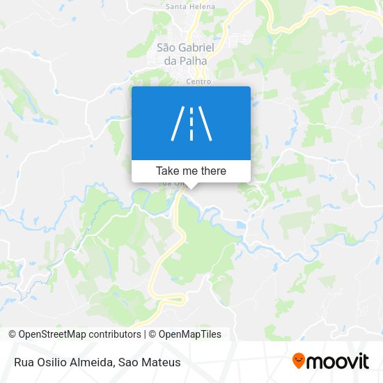 Rua Osilio Almeida map