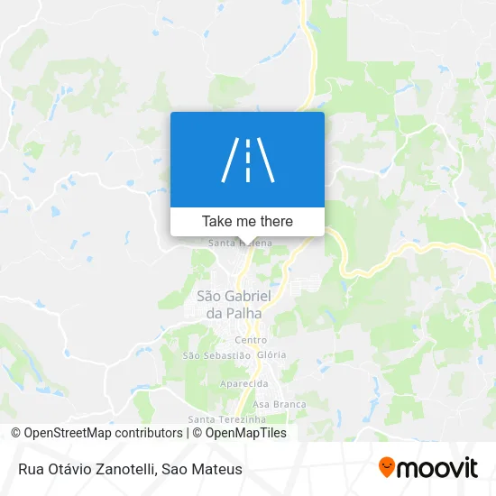 Rua Otávio Zanotelli map