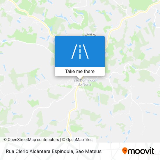 Rua Clerio Alcântara Espindula map