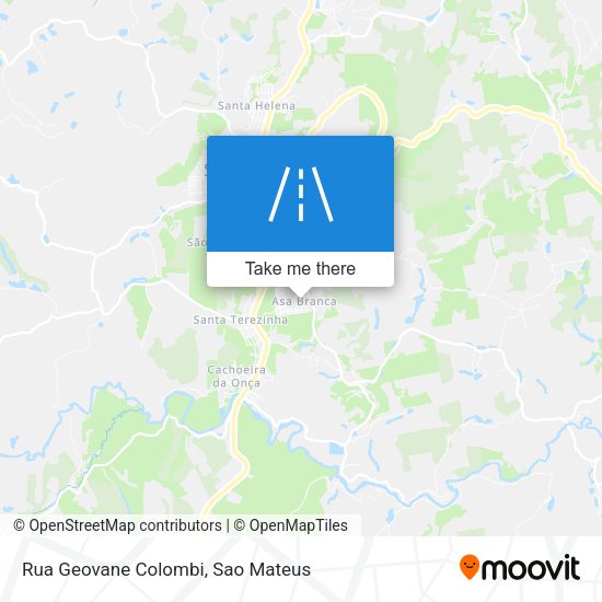 Rua Geovane Colombi map