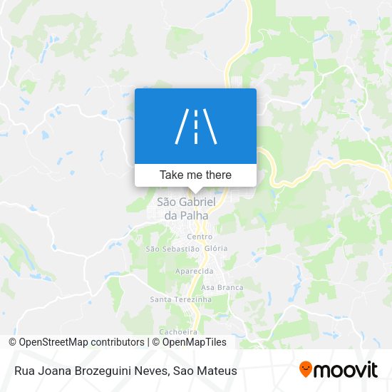 Rua Joana Brozeguini Neves map