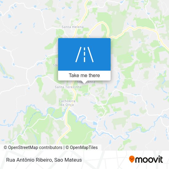 Rua Antônio Ribeiro map