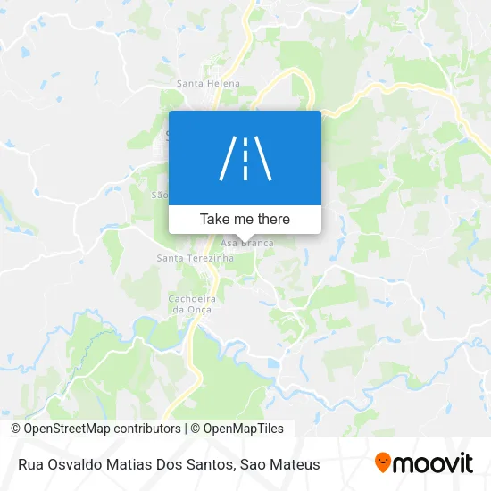 Rua Osvaldo Matias Dos Santos map