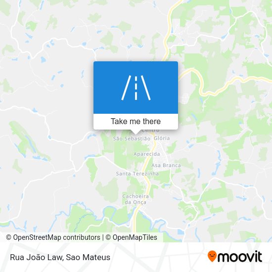 Rua João Law map